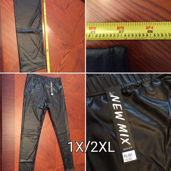 🆕️ Curvy Girls Faux Leather Leggings - Picture 5 of 7